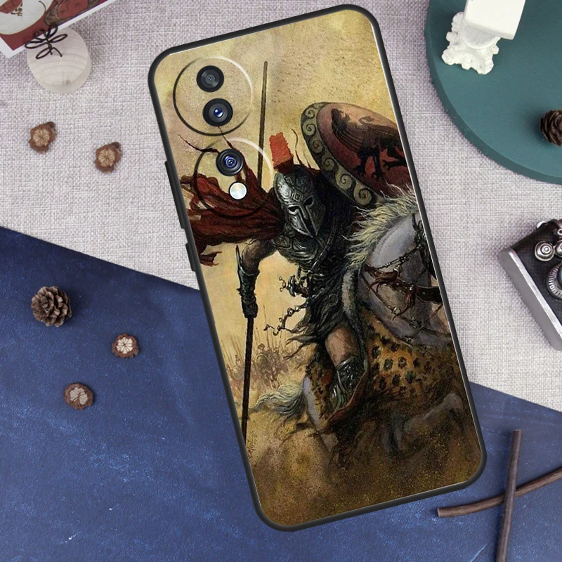 Spartan Warrior Soldier Case For Huawei Honor Magic 5 Pro X8 X9a 50 70 P Smart 2019 Nova 9 P20 P30 P40 Lite Cover