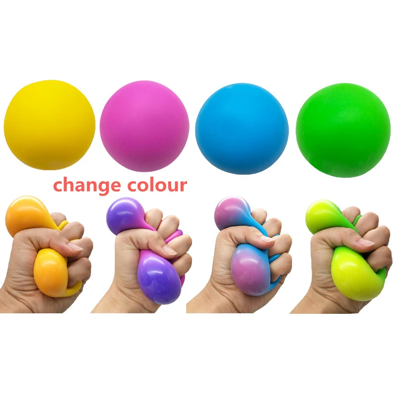 Colorful Anti-Stress Squeeze Ball TPR Ventilation Ball • Safe & Adorable Fidget Toy