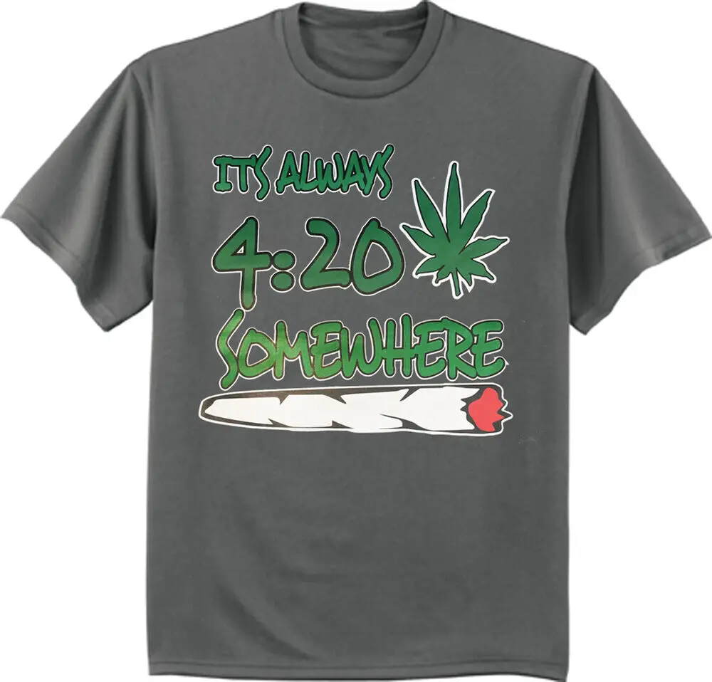 Funny 420 Weed Pot Stoner T-shirt Mens Graphic Tees Clothing Apparel Unisex T-shirts For Man Woman Short Summer Tees