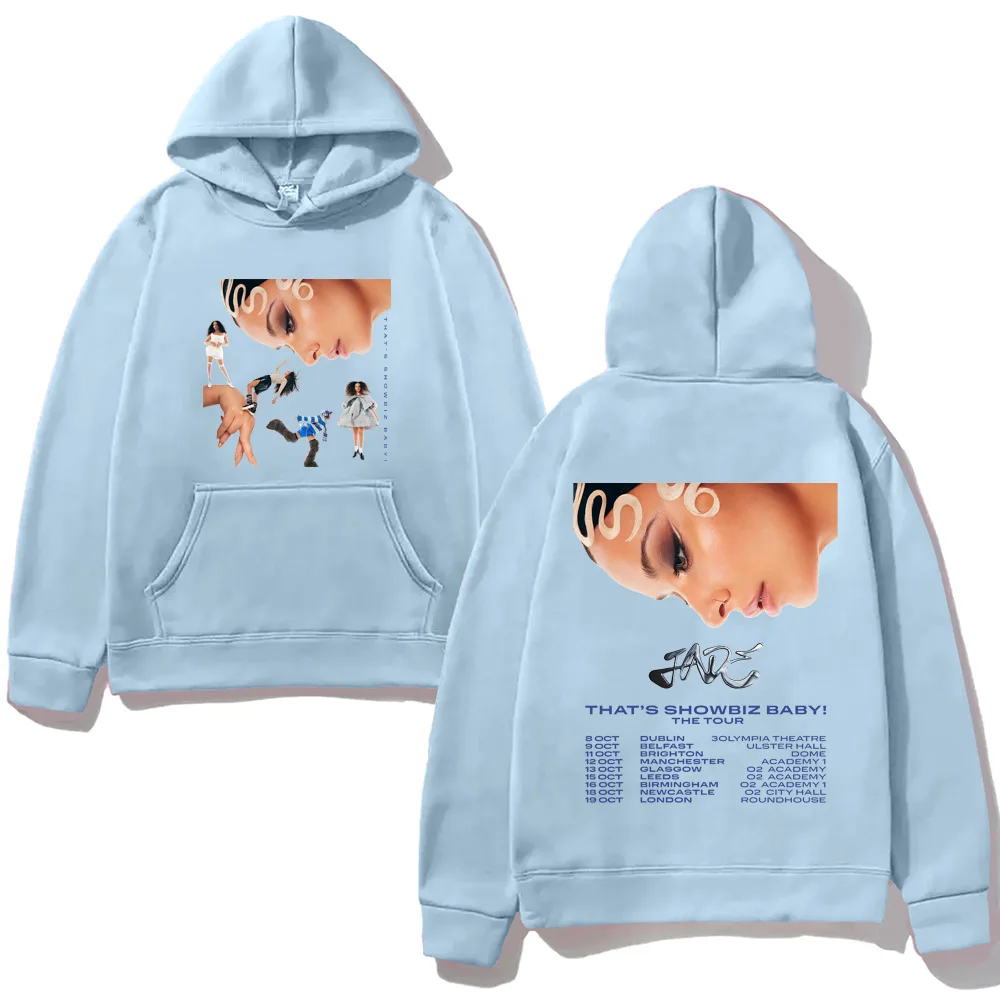 ¡Jade que muestra el bebébiz! Tour2025 Sudadera con capucha nuevo estilo JADE impresión sudadera Casual con bolsillo ropa de lana Unisex Punk Sudadera con capucha