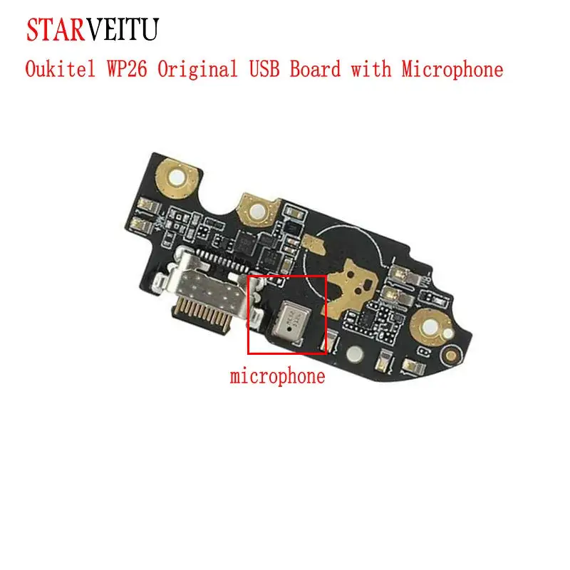 

Original USB Board for Oukitel WP26 Mircophone Charger Circuits FPC Dock Connector MTK P90 Mobile Phone Accessories