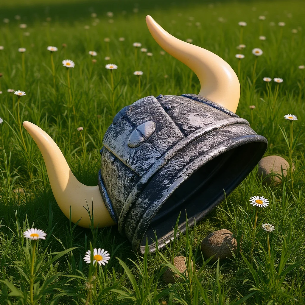 قبعة فايكنغ هورن بلاستيكية خفيفة الوزن ومريحة للأطفال في الهالوين وحفلات الهالوين وقبعة الجاموس #6