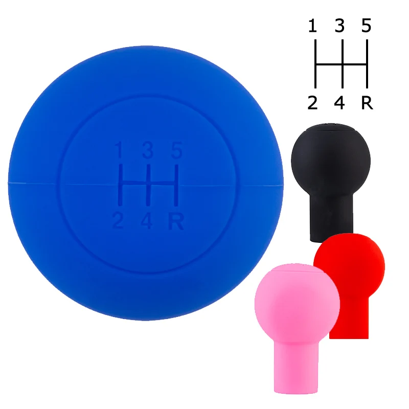 NonSlip Car Silicone Gear Shift Knob Cover Gear Shift Grip Manual Lever Knobs Case Protector Bump Stick Car Interior Accessorie