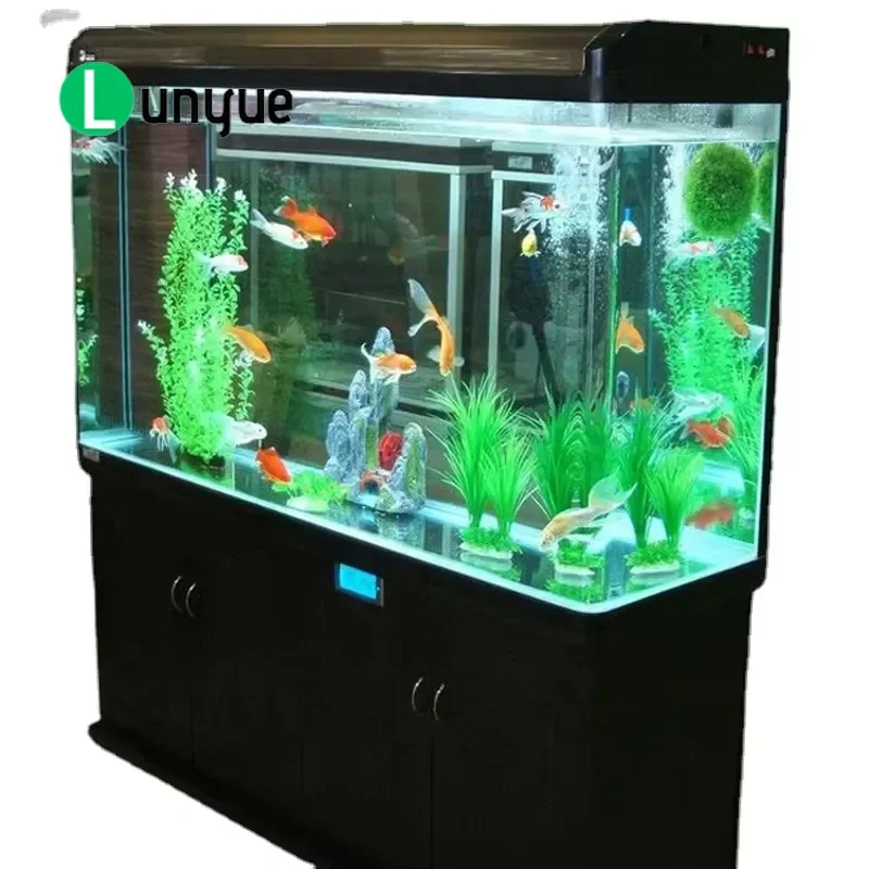 Custom Laminated Glass Fish Tank 19mm Plus 19mm With Filtration System For Home Aquarium Durable Thick Clear Water Feature