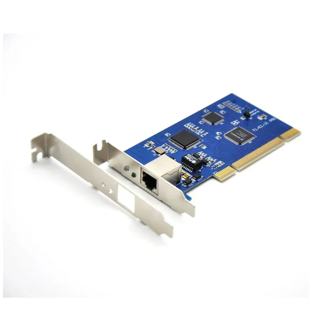 New original TE110P T1 E1 J1 PCI interface ISDN PRI 2U opensource Asterisk E1 card digital