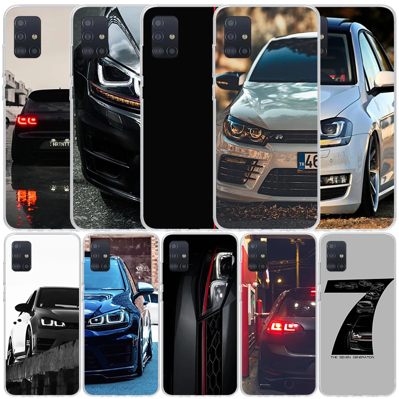 Sport Car Golf R 7 Phone Case For Samsung Galaxy A51 A50S A41 A40 A31 A30S A21S A20S A20E A11 A10S A71 A70 A6 A7 A8 A9 Plus