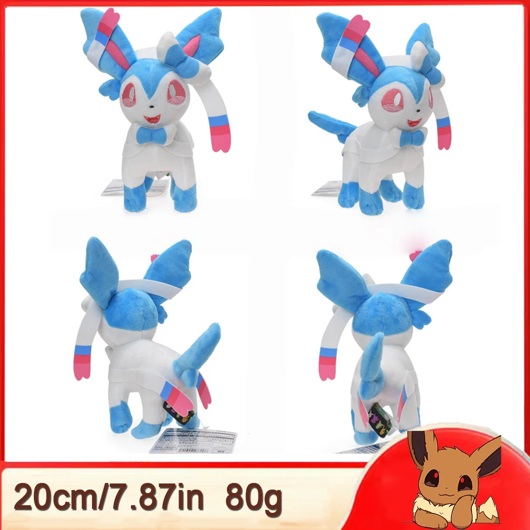 keeppley Neues Pokémon-Plüschtier Eevee Vaporeon Jolteon Flareon Espeon Umbreon Leafeon Glaceon Sylveon Perfektes Weihnachtsgeschenk Geburtstagsgeschenk 8