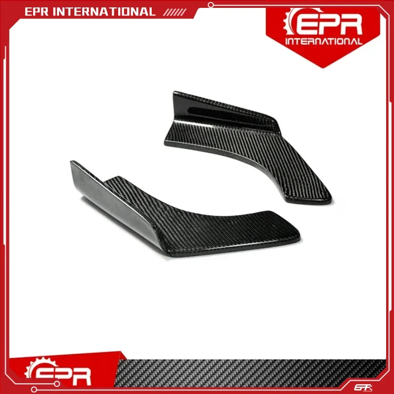 Para Veloster, Kit de carrocería embellecedora de línea inferior de parachoques trasero de fibra de carbono, pieza de carreras para protección de espátula de parachoques de carbono Veloster