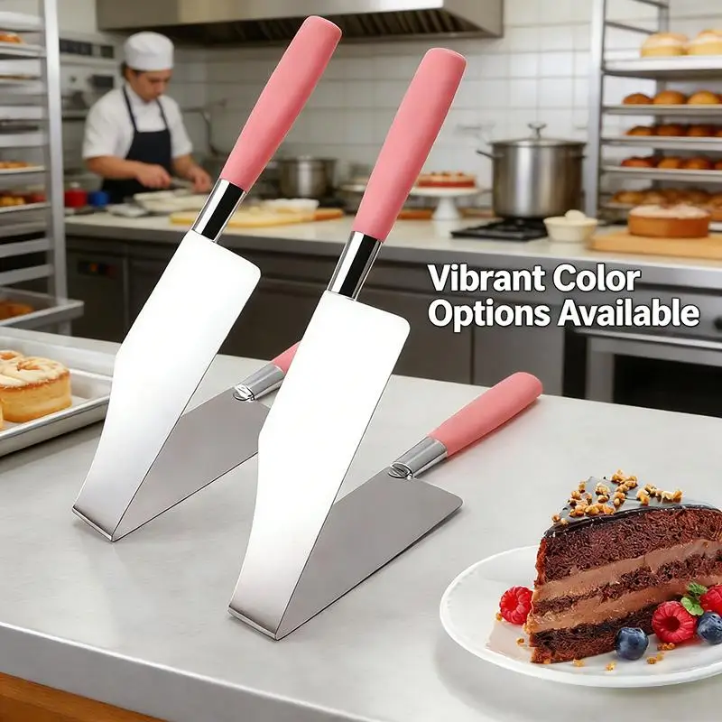 Stainless Steel Cake Slicer & Triangle Cutter Tool - For Home Baking, Bakeries, Pastry Chefs -Baking Tools