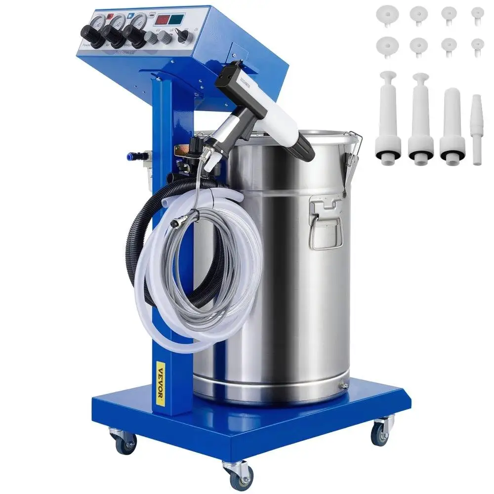 

Electrostatic Powder Coating Machine 50W 45L Spray 450g Per Minute WX-958 Powder Coating System