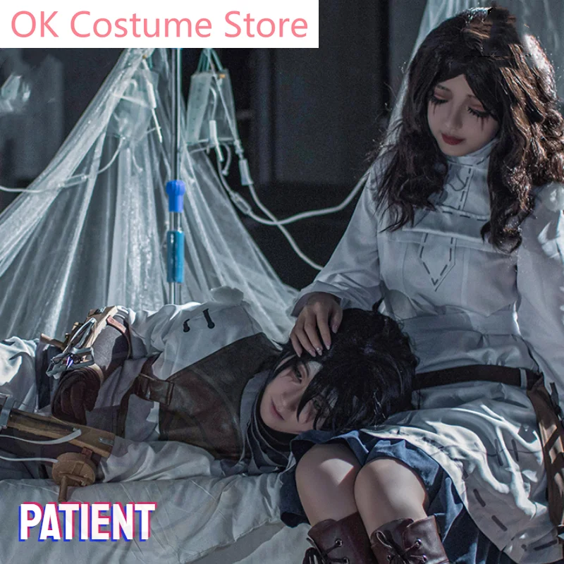 Game Identity V Patient Cosplay Costume Game Cos Identity V Cosplay Patient Emil Costume and Cosplay Wig