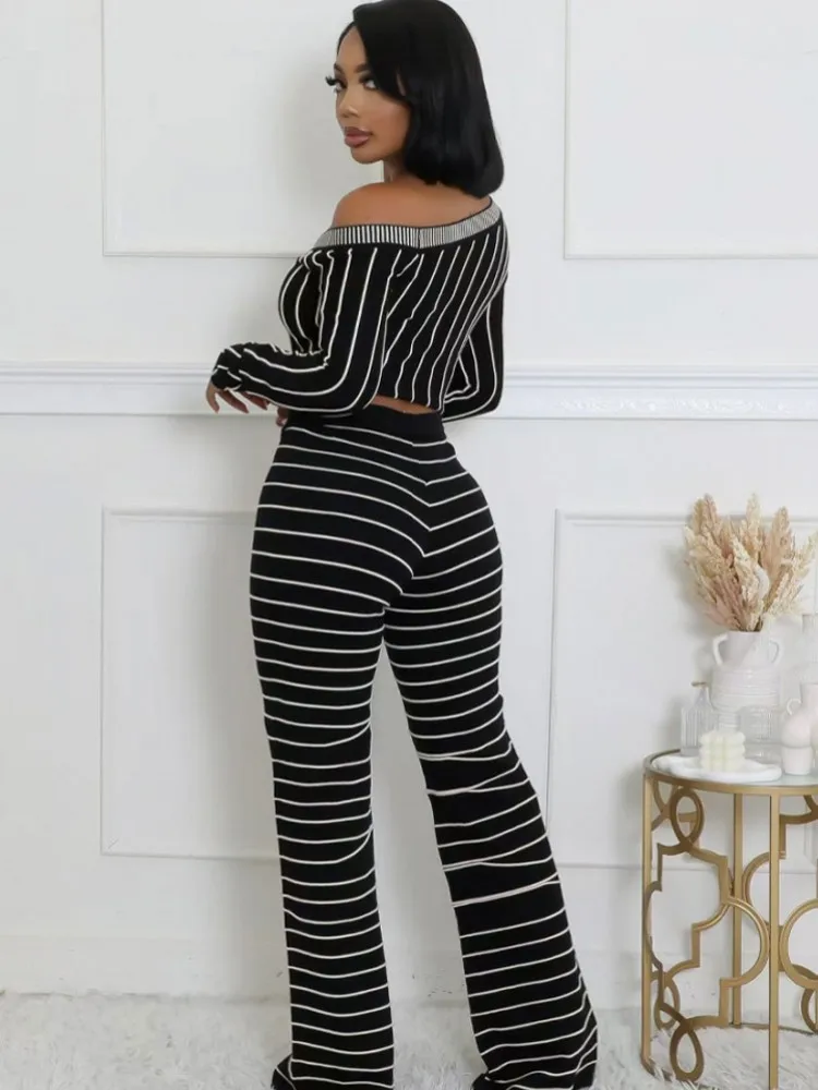 2 Piece Women Sets 2025 New Arrival Spring Aummer Pring Matching Sets Two Pieces Sets Top And Pants Suits Outfits Clothing