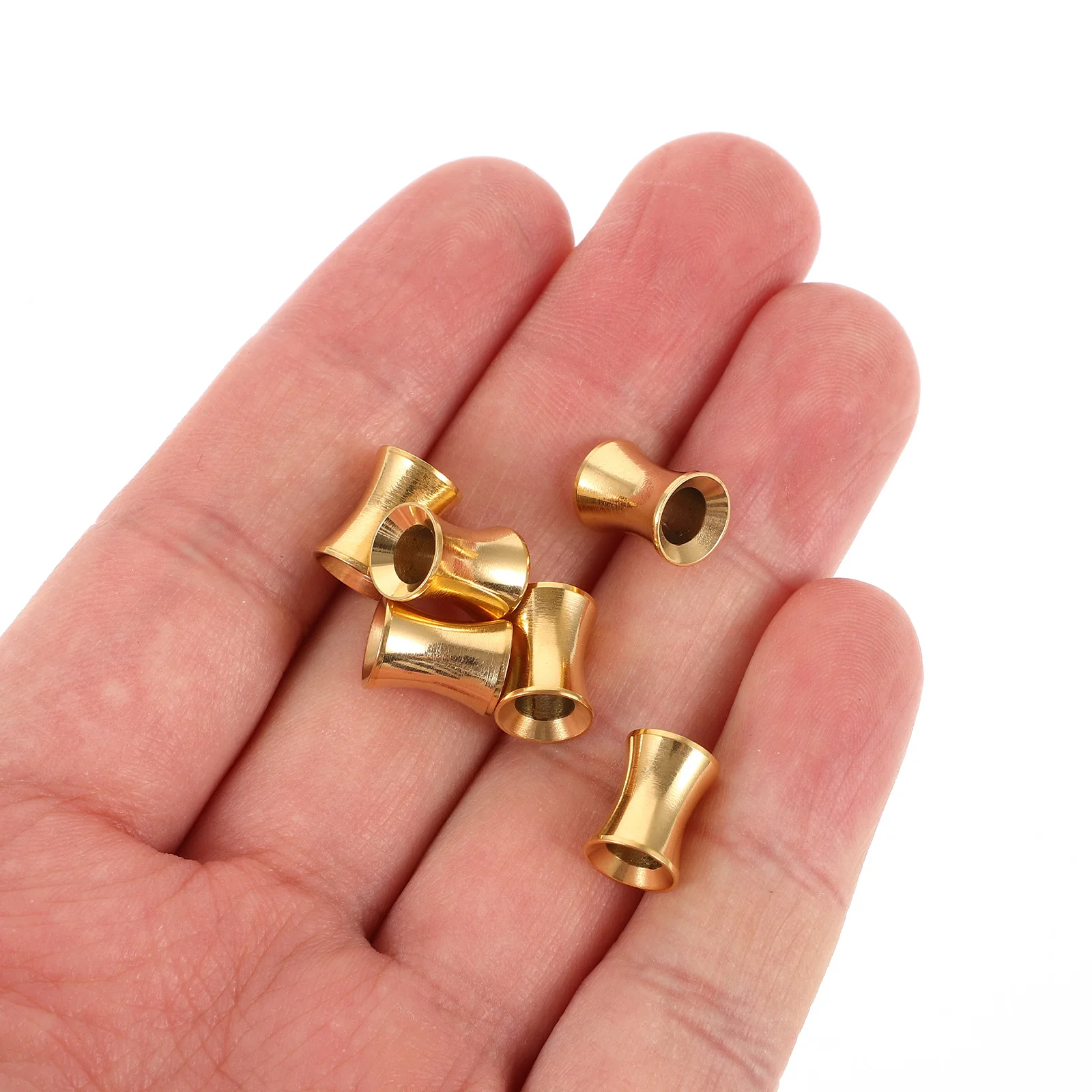 

6Pcs Stainless Steel Ear Gauges Hollow Plugs Ear Stretchers Tunnels Expanders Comfortable Durable Reusable Fashion Accessories