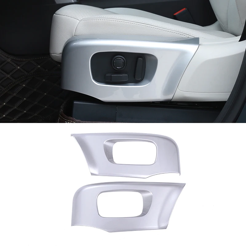 

Car Seat Adjust Frame Cover Protect Trims for Land Rover Discovery 5 2017 2018 2019 2020 2021 L462 Accessories Kit Auto Modify