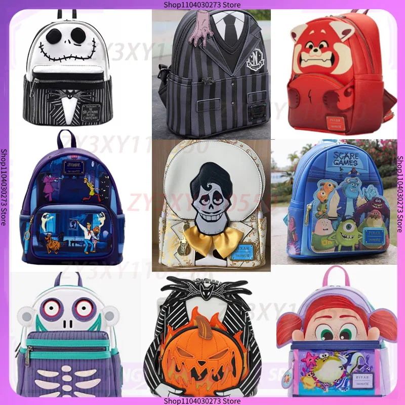 

Loungefly New Monster Academy Jack Travel Backpack Cute Cartoon Character Women'S Bag Student And Children'S Gift