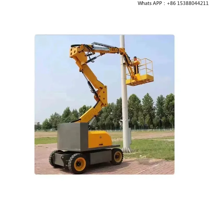 Haokun 14m 21m Telescopic Articulated Boom Lift Hydraulic Manlift / Aerial Work Platform