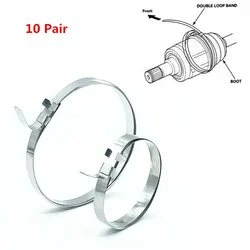 20pcs Joint Axle Boot Clamp Pliers Clip CV BOOT CLAMPS Kit For Auto / ATV CV Connecting shaft guide clip
