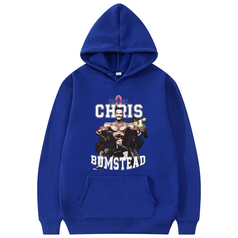 Olympia Chris Bumstead Pump Cover Funny Meme Graphic Hoodie Men Women Fitness Gym Oversized Pullover Male Casual Cotton Hoodies