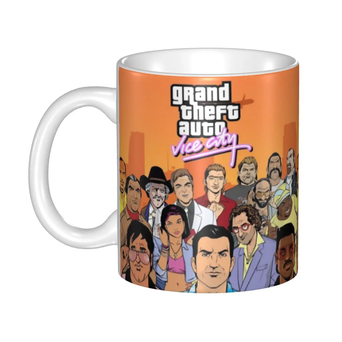 Grand Theft Auto: Vice City Tea Coffee Mugs Bachelorette Party Team Groomsman Cups Wedding Gifts