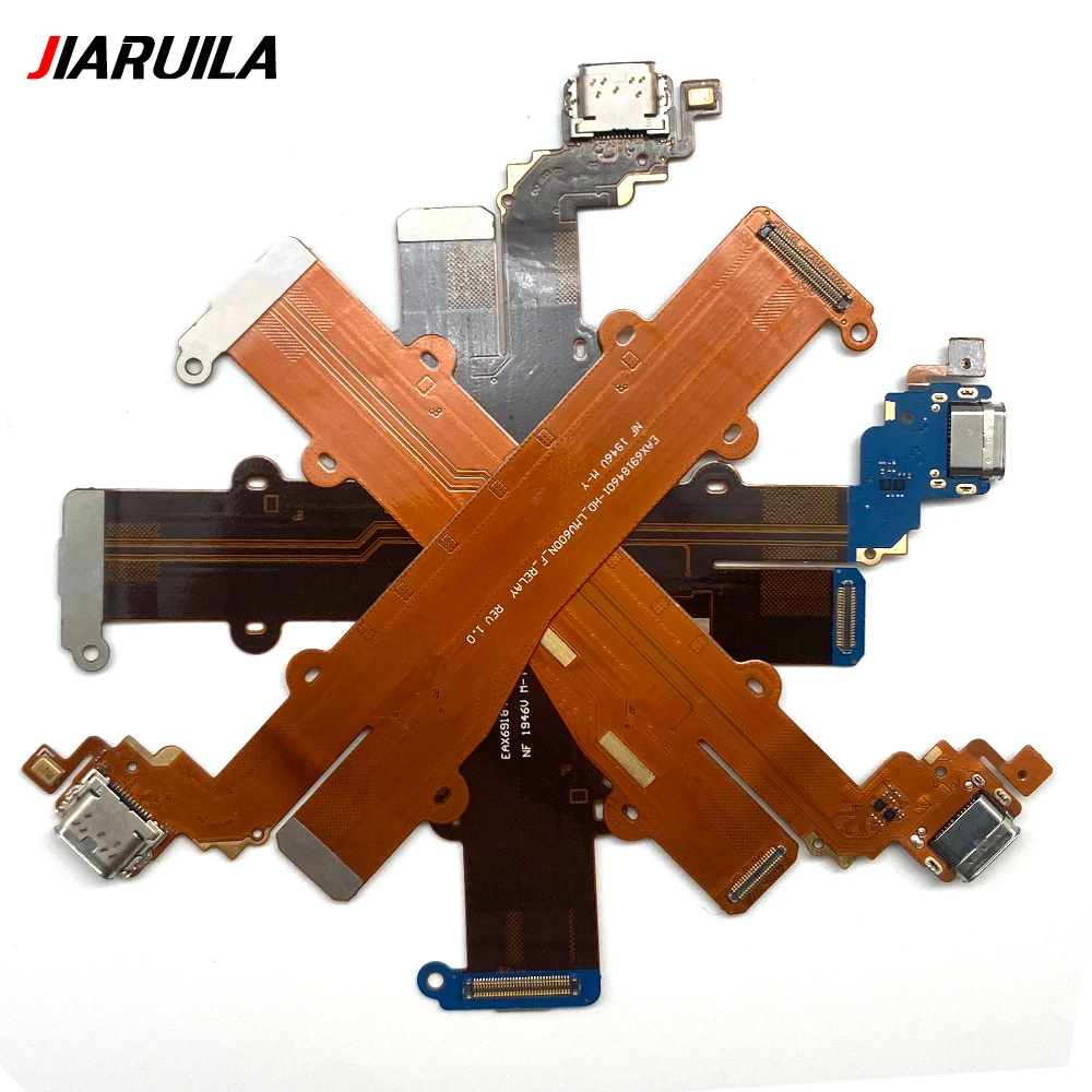 

Новый разъем для док-станции, зарядное устройство Micro USB, порт для зарядки, гибкий кабель, плата с микрофоном, запасные части для LG V60 A B