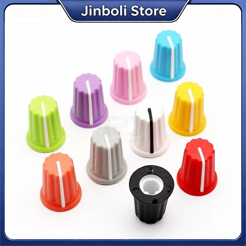 5PCS 16x19mm Colorful Soft Rubber EQ Knob Cap 6mm D Shaft Potentiometer Knob For DDJ-RX DDJ-SX DDJ-SX2 DDJ-SX3 DJ Controller