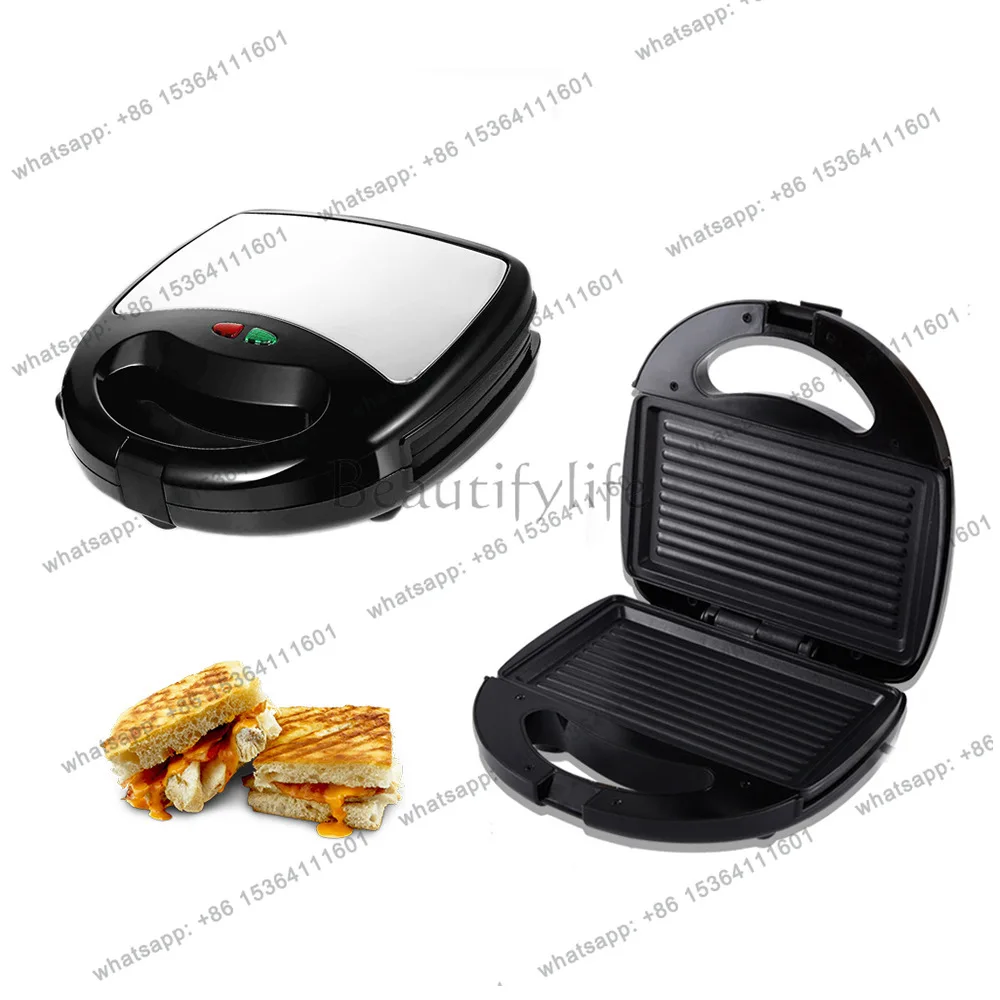 European standard curved stripe waffle maker, sandwich machine, muffin home grill, steak and roasting machine