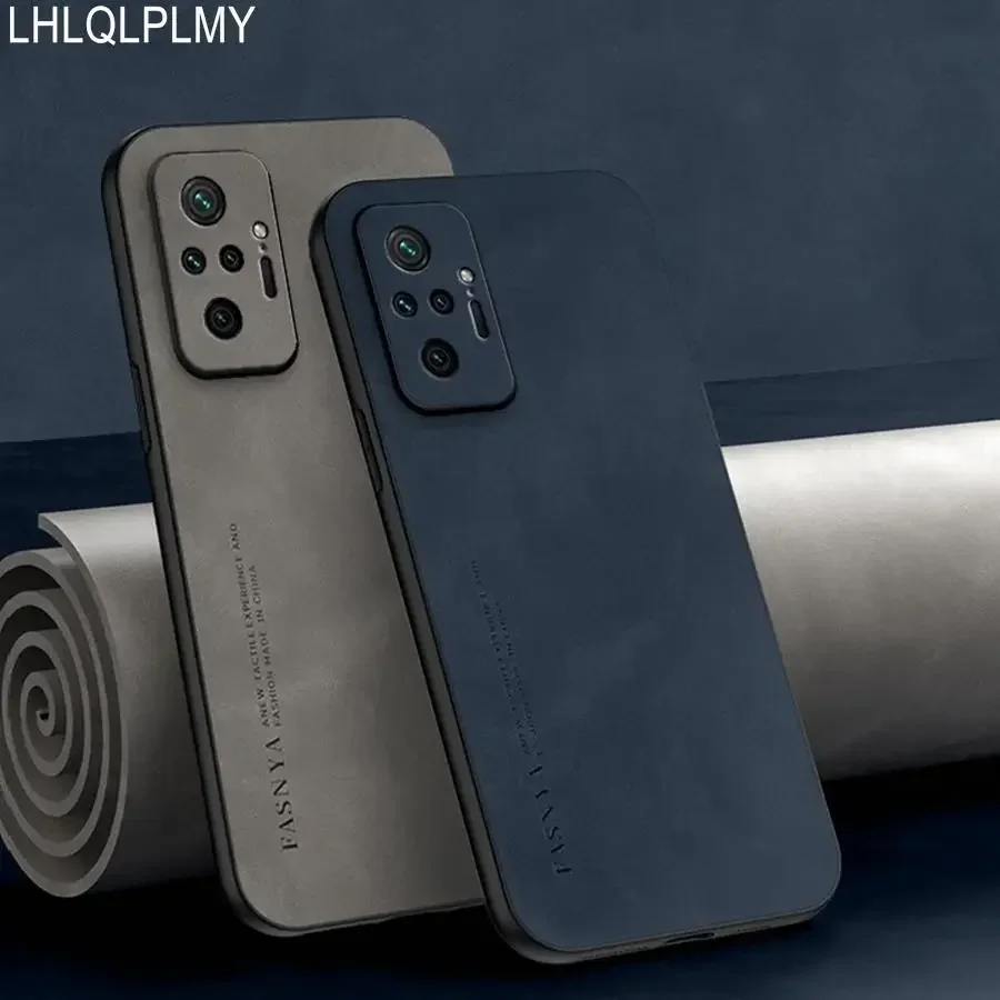 جلد الغنم لينة الحال بالنسبة ل Xiaomi Redmi ملاحظة 5 7 8 9 10 برو 9T 5G 9S 10S 8A 9A 10A 10C 9C Nfc A3 A3X A5 الفاخرة ماتي غطاء