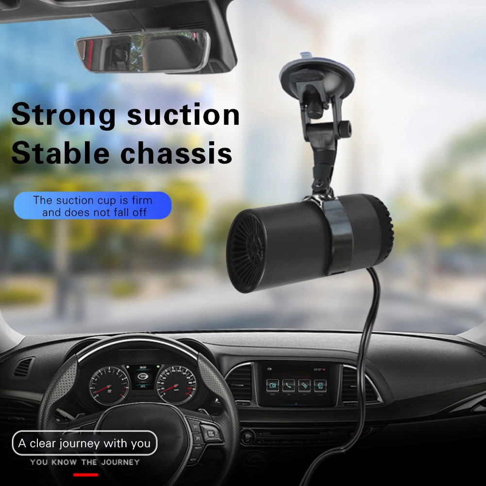12V Vehicle Windshield Heater Heating Cooling Fan Windshield Defogging Demister Frost Snow Fog Removal Machine Auto Accessories