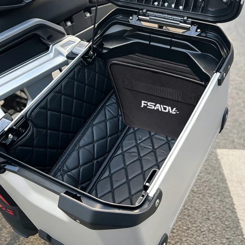 For BMW R1300GS ADV R1300GS Adventure R1300GSA Tool Bag Suitcase Inner Pocket Side Case Tool Bag Aluminum Panniers Tool Bag