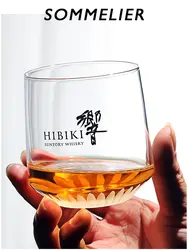 2022 Limited Export Hibiki Lotus White Cup Edo Kiriko Hand-Cut Hand-Made Wine Whisky Tasting Glass Snifters Chivas Neat Cup