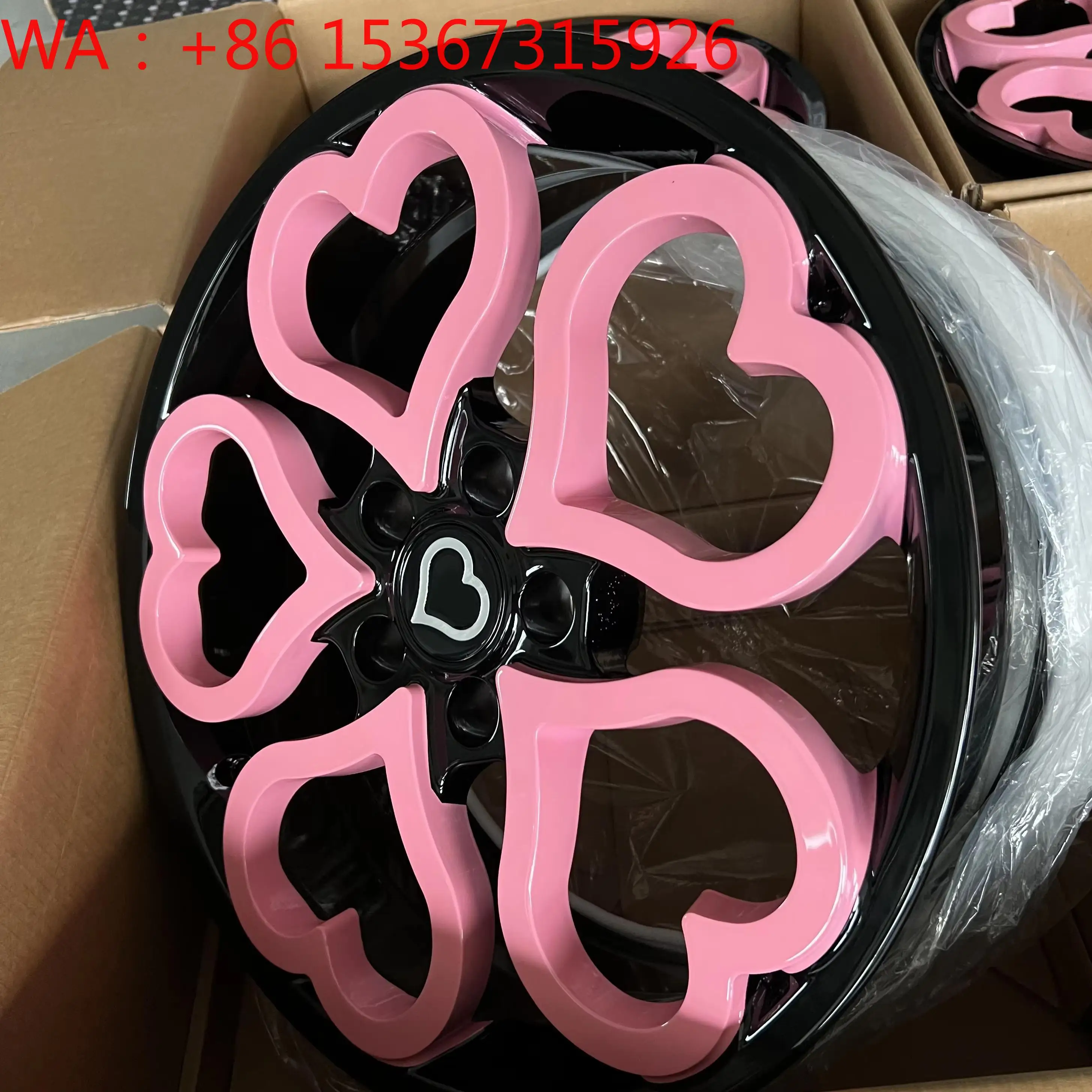 

15-24 Inch 20mm/30mm/40mm ET Custom Color Heart Shaped Multi Spoke Forged Aluminum Alloy Wheels Universal Multi Model Rims