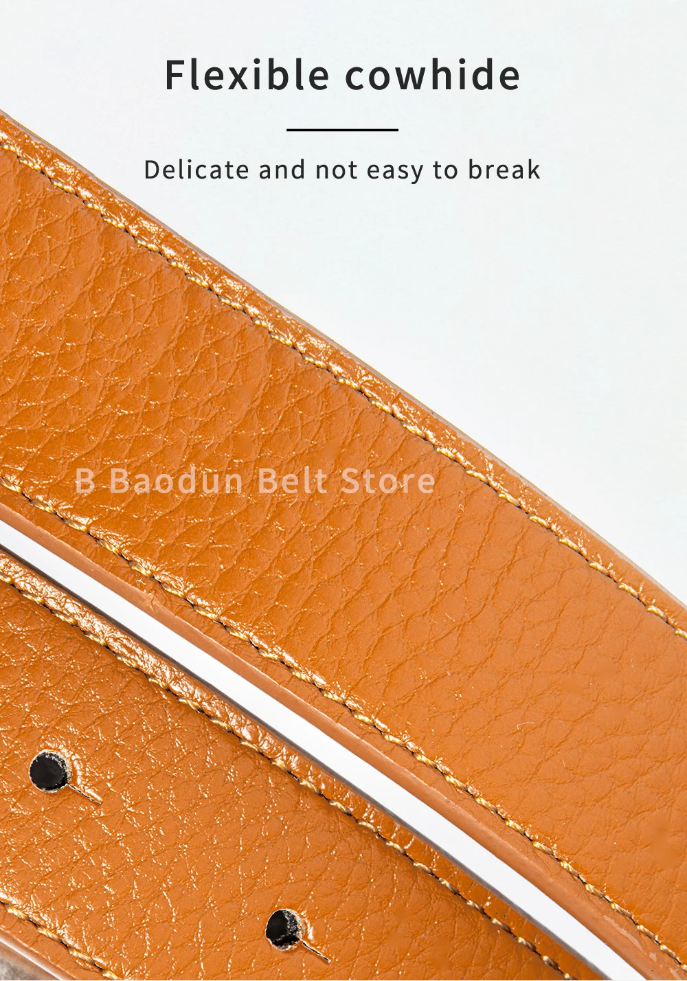 BAODUN New style luxury brand woman belt Dress jeans business Leisure cinture in metallo in vera pelle femminile per le donne punk