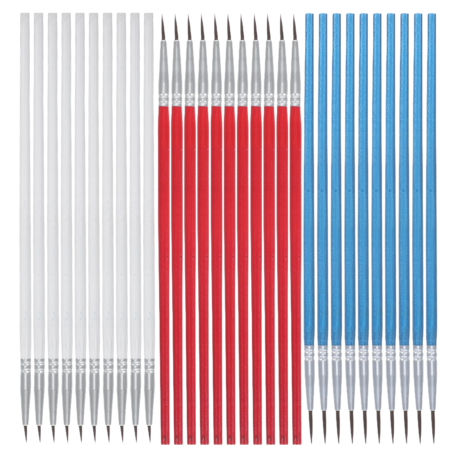 

30 Pcs Hook Pen Watercolor Markers for Adults Brush Number Bulk Paint Brushes Painting