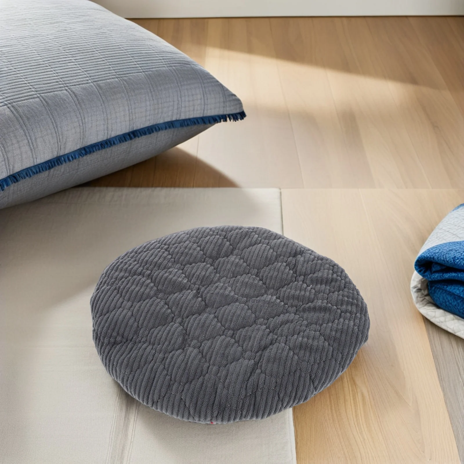 

Soft Elastic Chair Covers Round Stool Cushion Protector for Office Home Bar Seat Slipcover Easy Installation