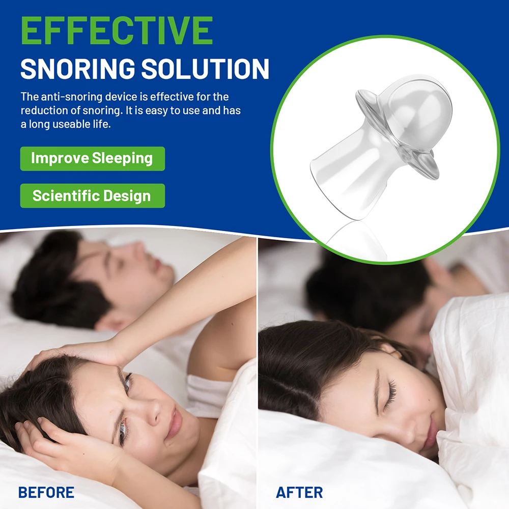 أجهزة مكافحة الشخير، حل مريح للشخير، سدادة أجهزة فعالة للشخير للرجال والنساء #4