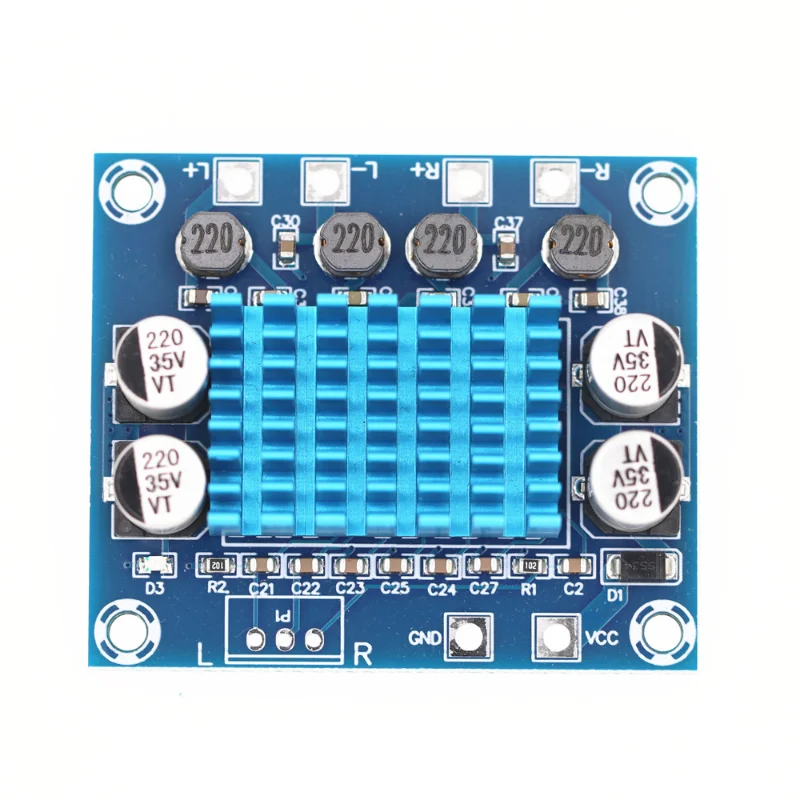 XH-A232 High Definition Digital Audio Power Amplifier Board Mp3 Amplification Module 12V24V Amplification Board Dual Channel 30W