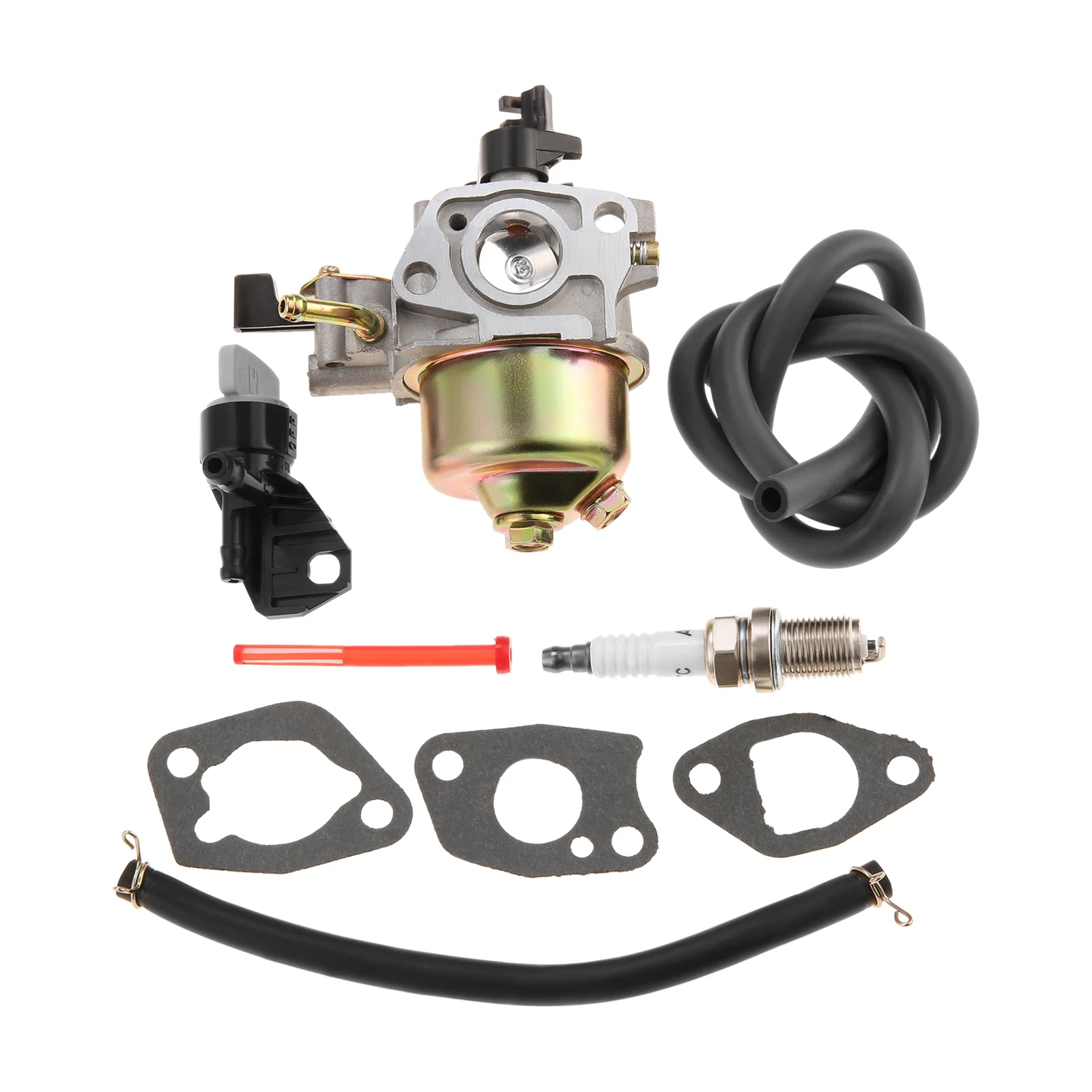 Комплект карбюратора GXV160 для двигателей газонокосилок Honda HR214, HRC216, HRM215, HRA214, HR194, замена 16100-ZE6-W01
