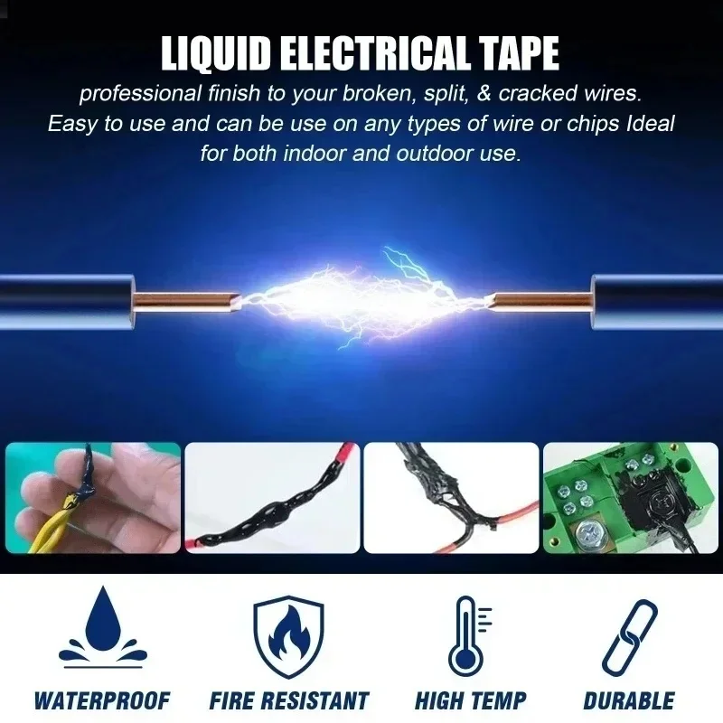 1/2pcs Repair broken charging cable Repair glue data cable Repair liquid insulation tape water paste