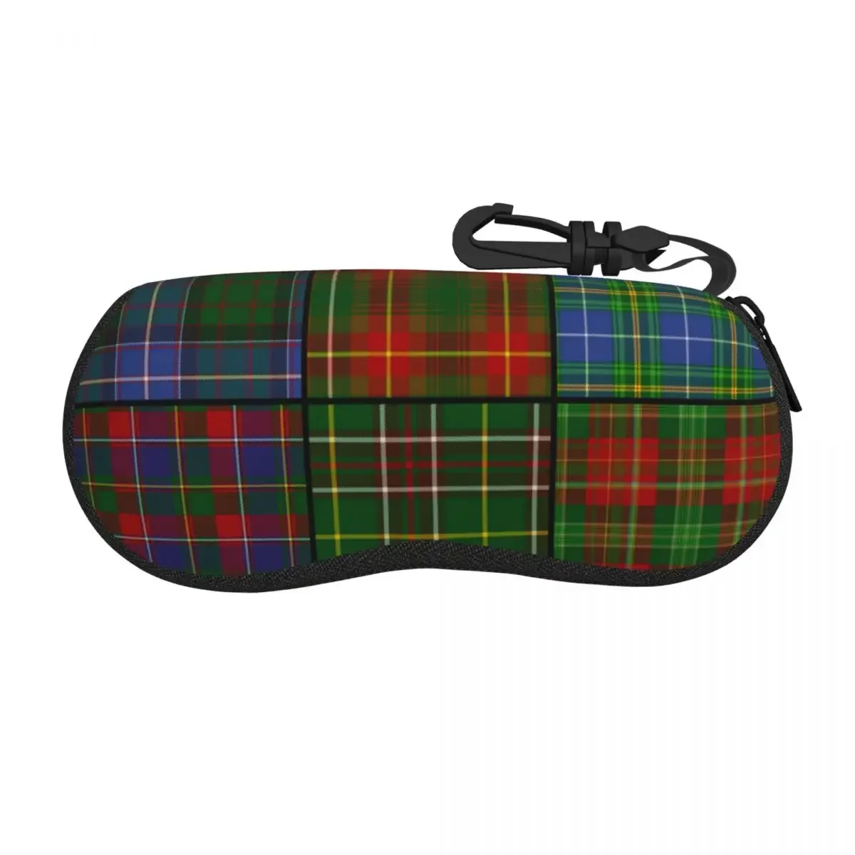 Custom Tartans Of Eastern Canada Shell Glasses Case Unisex Travel Traditional Scottish Eyeglasses Case Sunglasses Protector Box