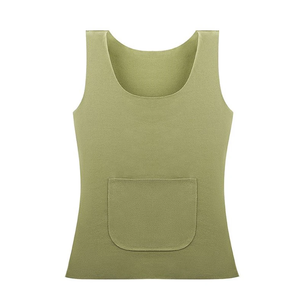 Thermal Layering Vest for Women Thickened Fleece Base Layer Cold Proof Underwear Warm Insulating Inner Layer for Outdoors