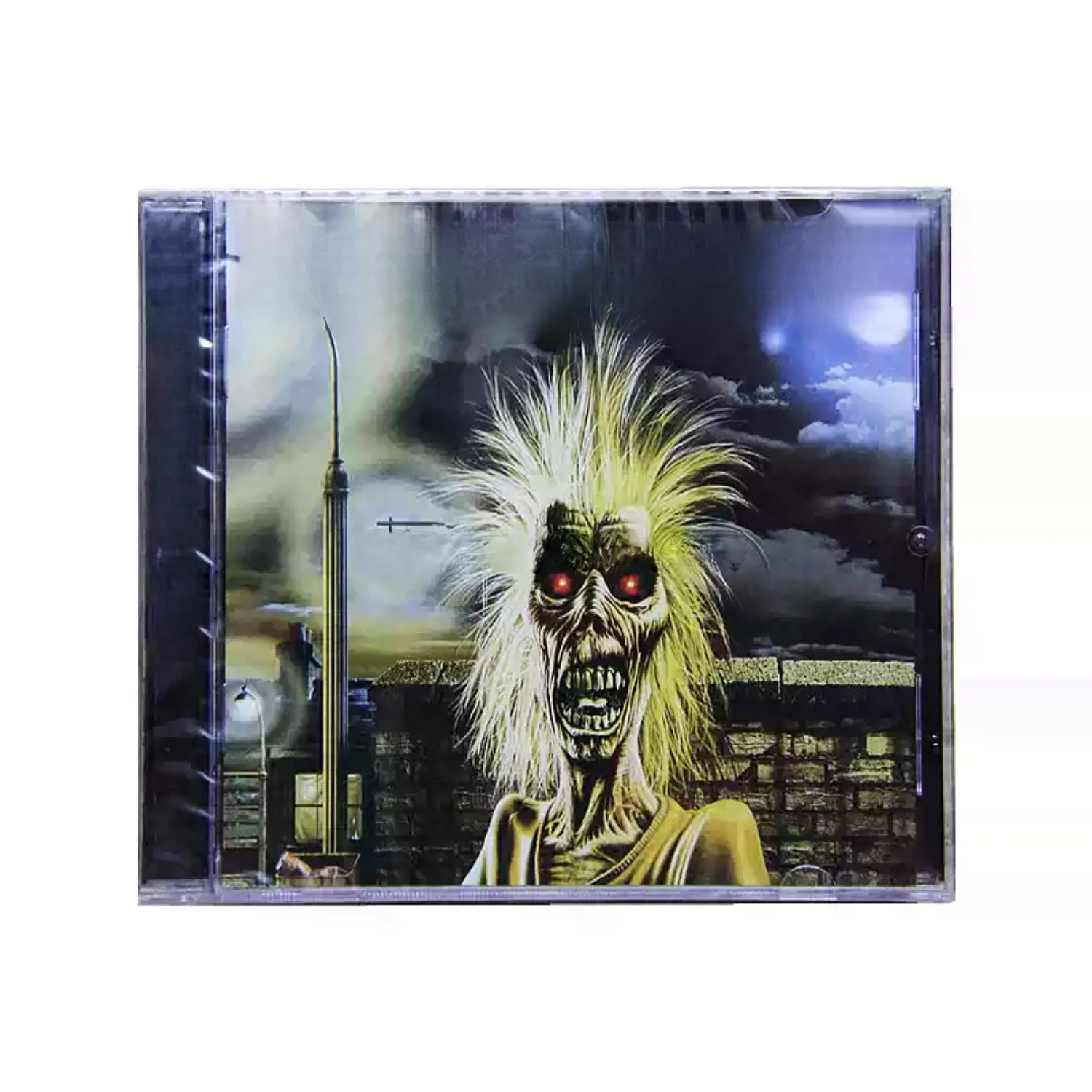 

Heavy Metal Self-Titled Album Music CD Skeleton Character Artwork Cover Premium Collectible Record for Metal Music Enthusiasts