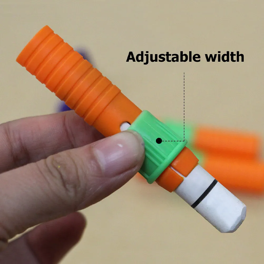 

20Pcs Crayon Extender Oil Painting Pen Extender Plastic Holder Comfortable Grip Extend Crayon Life for Artists School Office