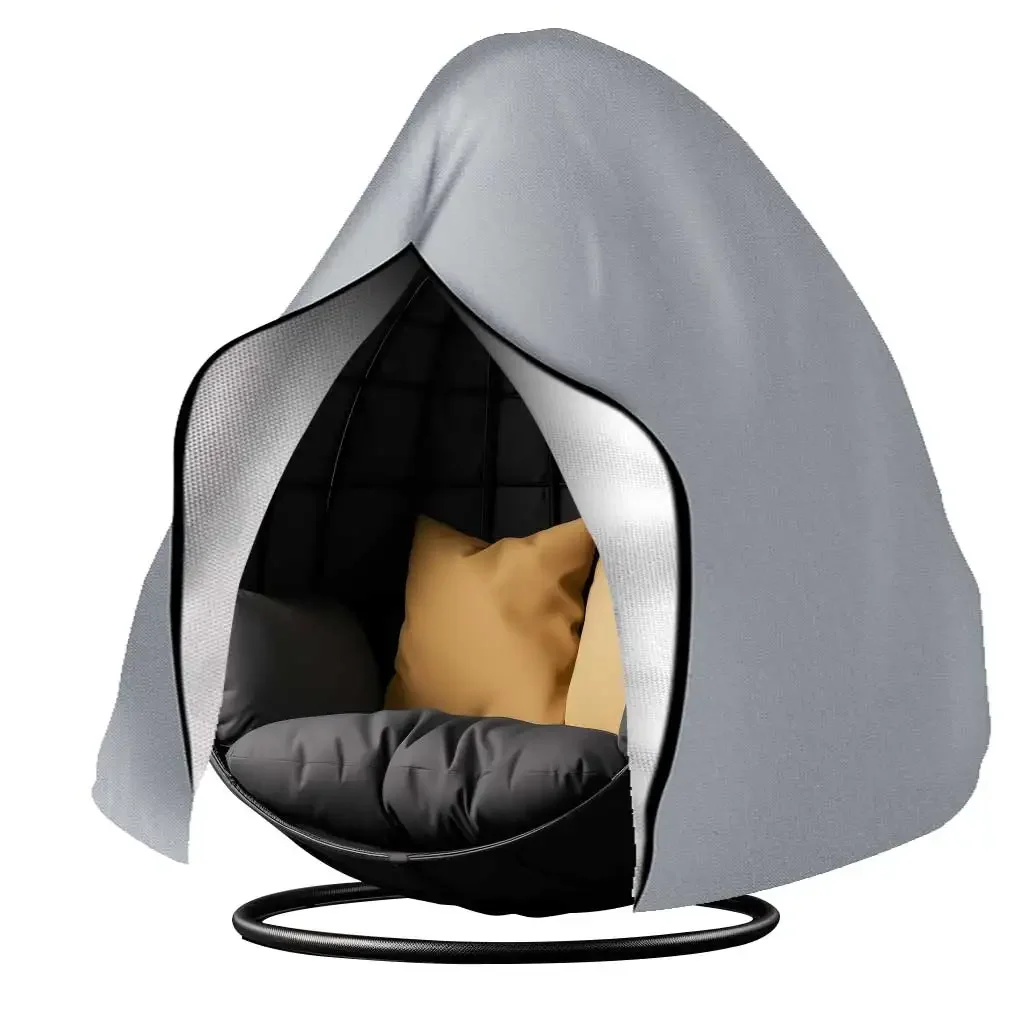 Waterdichte hangstoelhoes voor buiten, enkelzit, cocoon hangstoelhoes met rits, 210D heavy duty hoes