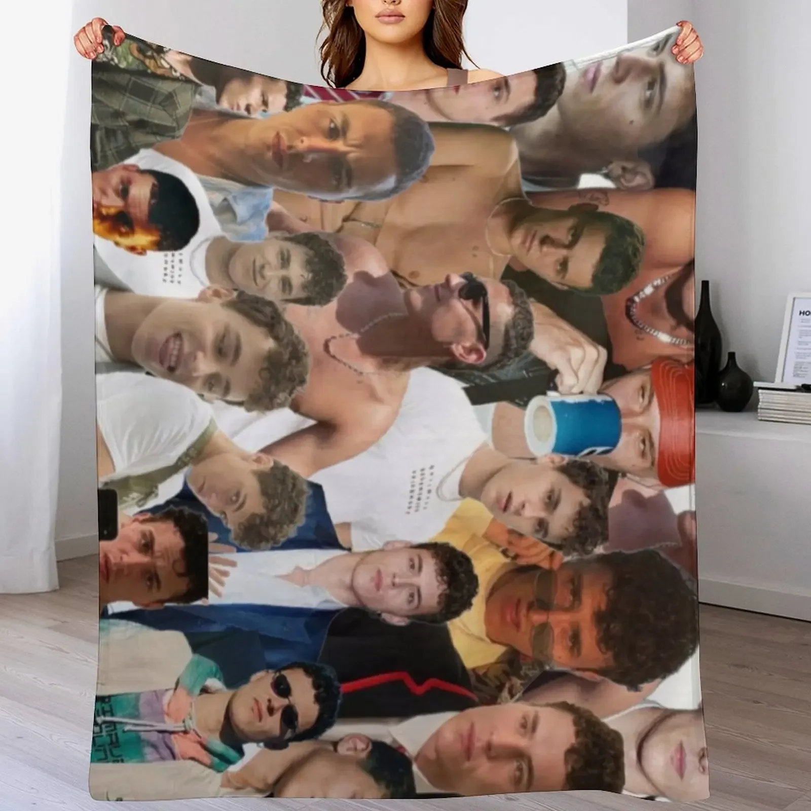 

aron piper photo collage Throw Blanket Comforter Sofa Quilt warm for winter Furry Blankets