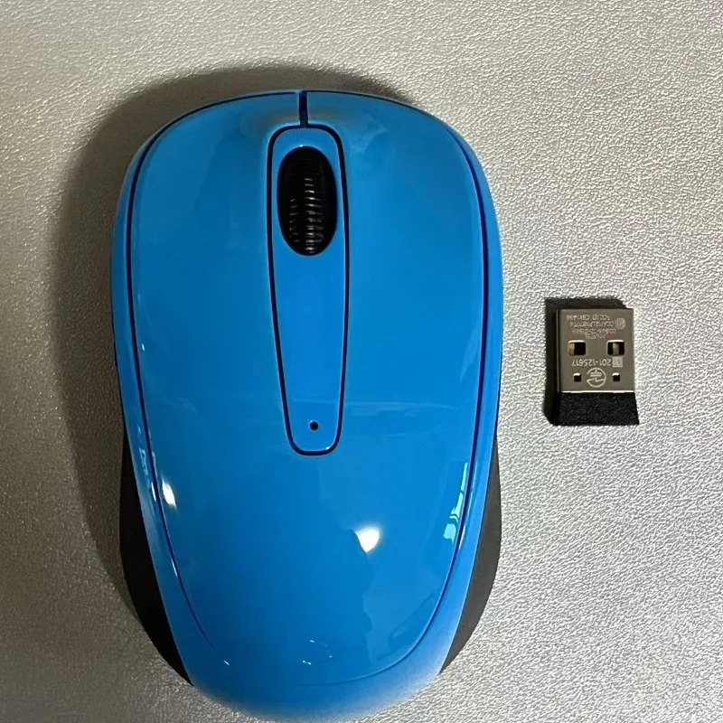 Wireless Bluetooth Office Mouse For Microsoft 3500 3600 Portable Compact Blue‑Track Mouse