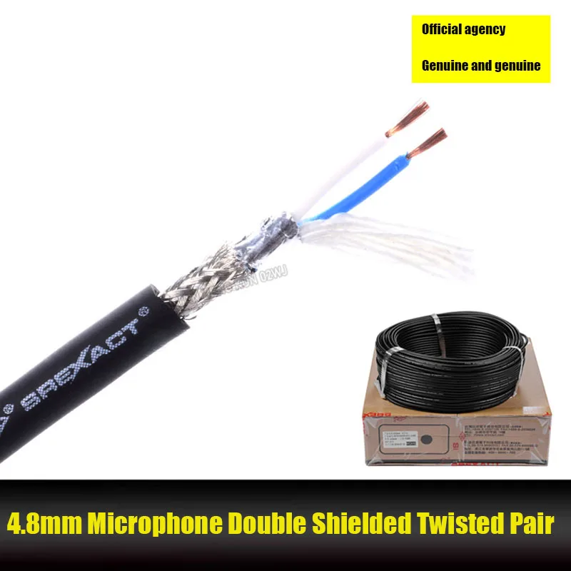 Kabel Audio GT-6 1-20meter, kabel PVC Multi Channel 4.8 2core mikrofon kinerja panggung, kabel Teknik LED