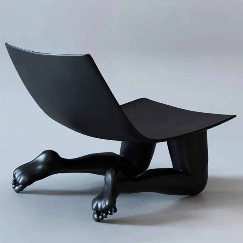 Creative Fiberglass Lounge Chair Frp Special-Shaped Coffee Table Exhibition Design Leisure Chair Designer