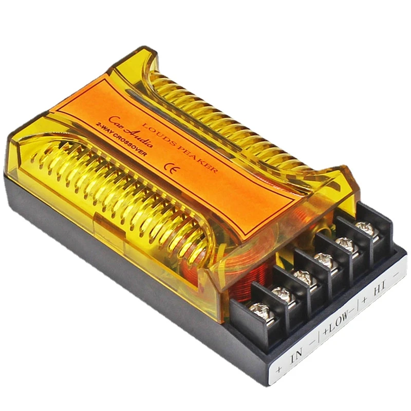 Sotamia 1ชิ้น200W ตัวแยกเสียงเบสสามทาง, ตัวแบ่งความถี่ลำโพงวิทยุครอสโอเวอร์สำหรับรถยนต์ที่มีกำลังสูงครอสโอเวอร์1ชิ้น