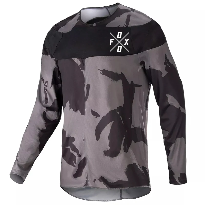 

New summer FOXO motorcycle suit racing off-road mountain bike speed drop suit quick-drying breathable long sleeve