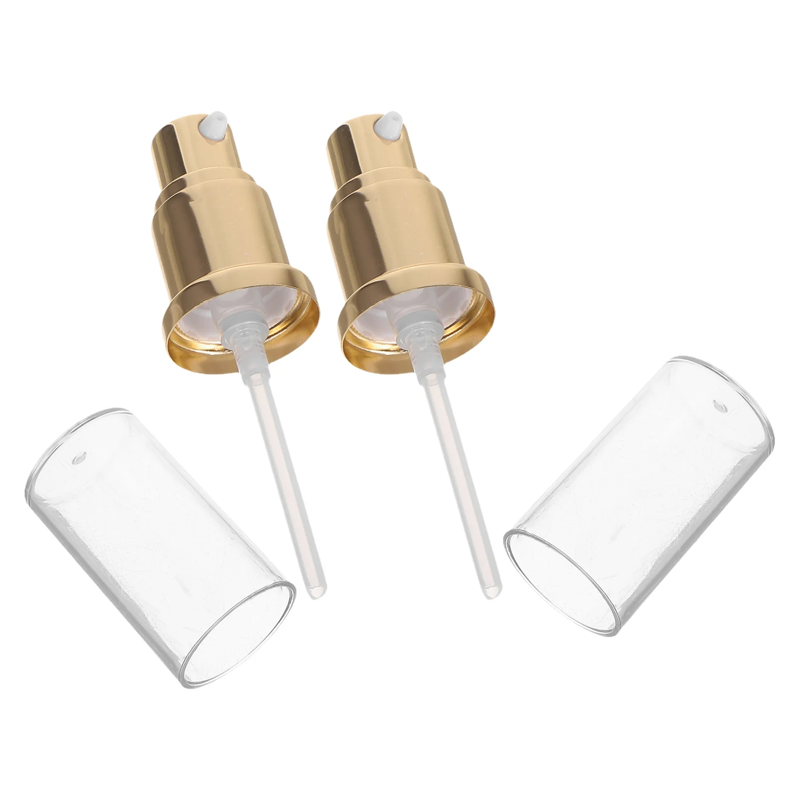 

2pcs Pump Head For Foundation Liquid Replacement Lotion Pump Head Bottle Dispenser No Mess Pouring Waste Minimizing